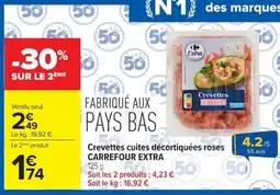 Carrefour Extra Crevettes offre
