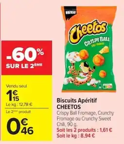 Carrefour Cheetos Biscuits Apéritif offre