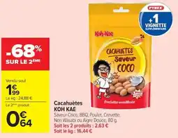 Carrefour KOH KAE Cacahuètes offre