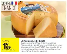 Carrefour Jean Faur La Montagne de Bethmale offre