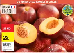 Carrefour FILIÈRE QUALITÉ Nectarine jaune offre