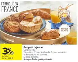 Carrefour Box petit déjeuner offre