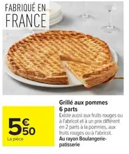 Carrefour Grillé aux pommes offre