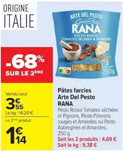 Carrefour RANA Pâtes farcies offre