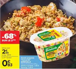 Carrefour Bonduelle Taboulé Poulet Rôti offre