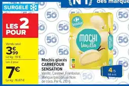 Carrefour Sensation Mochi offre