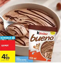 Carrefour Kinder Bueno Glace offre
