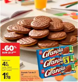 Carrefour LU Granola offre