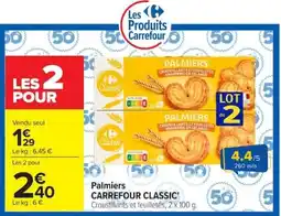 Carrefour Carrefour Classic Palmiers offre