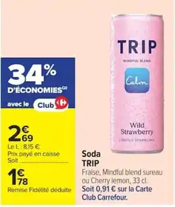 Carrefour TRIP Soda offre