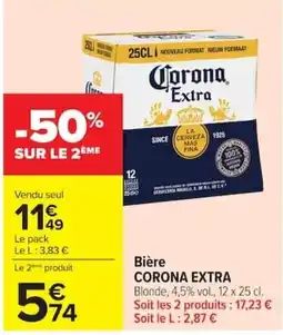 Carrefour Corona Extra offre