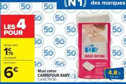Carrefour Carrefour Baby Maxi coton offre