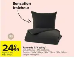 Carrefour Tex HOME Parure de lit "Cooling" offre