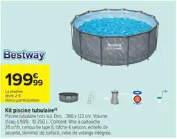 Carrefour Bestway Kit piscine tubulaire offre