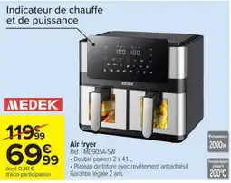 Carrefour MEDEK Air fryer offre