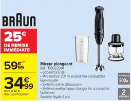 Carrefour BRAUN Mixeur plongeant offre