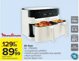 Carrefour Moulinex Air fryer offre