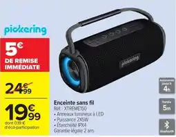 Carrefour pickering Enceinte sans fil offre
