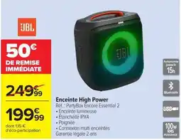Carrefour JBL Enceinte High Power offre