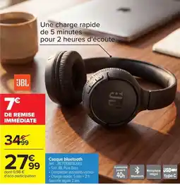 Carrefour JBL Casque bluetooth offre