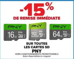Carrefour Pny cartes sd offre