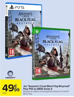 Carrefour UBISOFT Assassin's Creed Black Flag Resynced offre