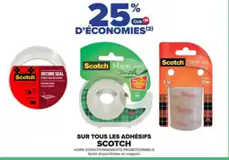 Carrefour Scotch Sur tous les adhésifs offre
