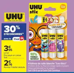 Carrefour UHU stic offre