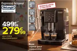 Carrefour DeLonghi Expresso broyeur offre