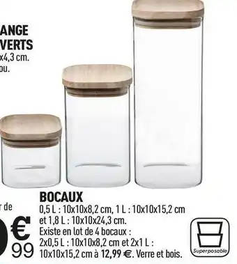 Centrakor Bocaux offre