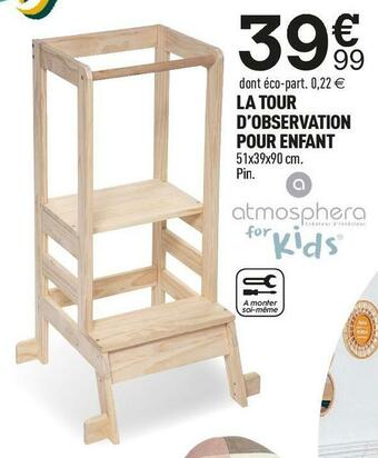 Centrakor La tour d’observation pour enfant offre