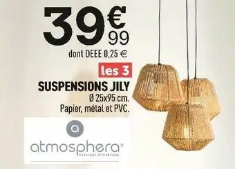Centrakor Suspensions jily offre