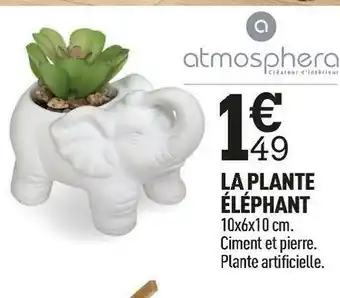Atmosphere la plante éléphant