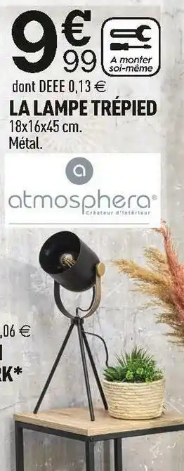 La lampe trépied