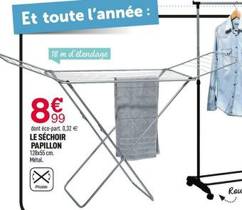 Centrakor Le séchoir papillon offre