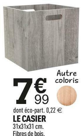 Centrakor Le casier offre