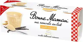 Match Bonne maman semoule au lait vanille offre