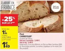 Carrefour Market CARREFOUR Pavé offre