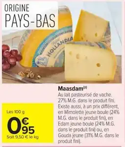 Carrefour Market Maasdam offre