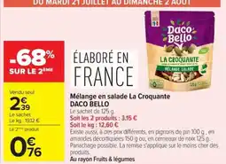 Carrefour Market Daco Bello Mélange en salade La Croquante offre