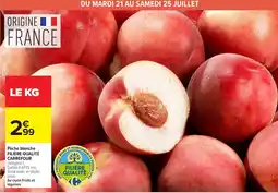 Carrefour Market Pêche blanche offre