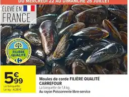 Carrefour Market CARREFOUR Moules de corde offre