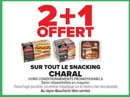 Carrefour Market Charal sur tout le snacking offre