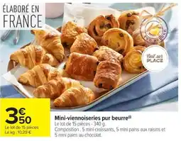 Carrefour Market Mini-viennoiseries pur beurre offre