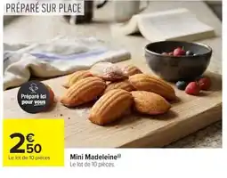 Carrefour Market Mini Madeleine offre