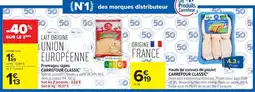 Carrefour Market Union Européenne Lait offre