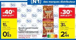 Carrefour Market Croustiz' Biscuits apéritif offre