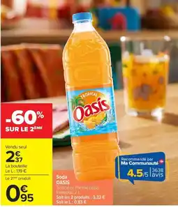 Carrefour Market Oasis Soda offre