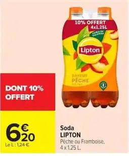 Carrefour Market Lipton Soda offre