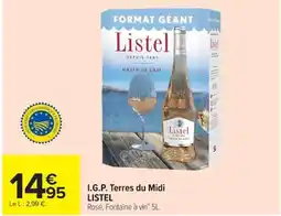 Carrefour Market Listel Rosé offre